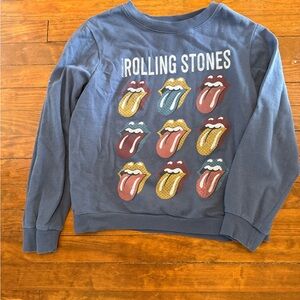 The Rolling Stones Women's Multicolor Tongue Sweatshirt